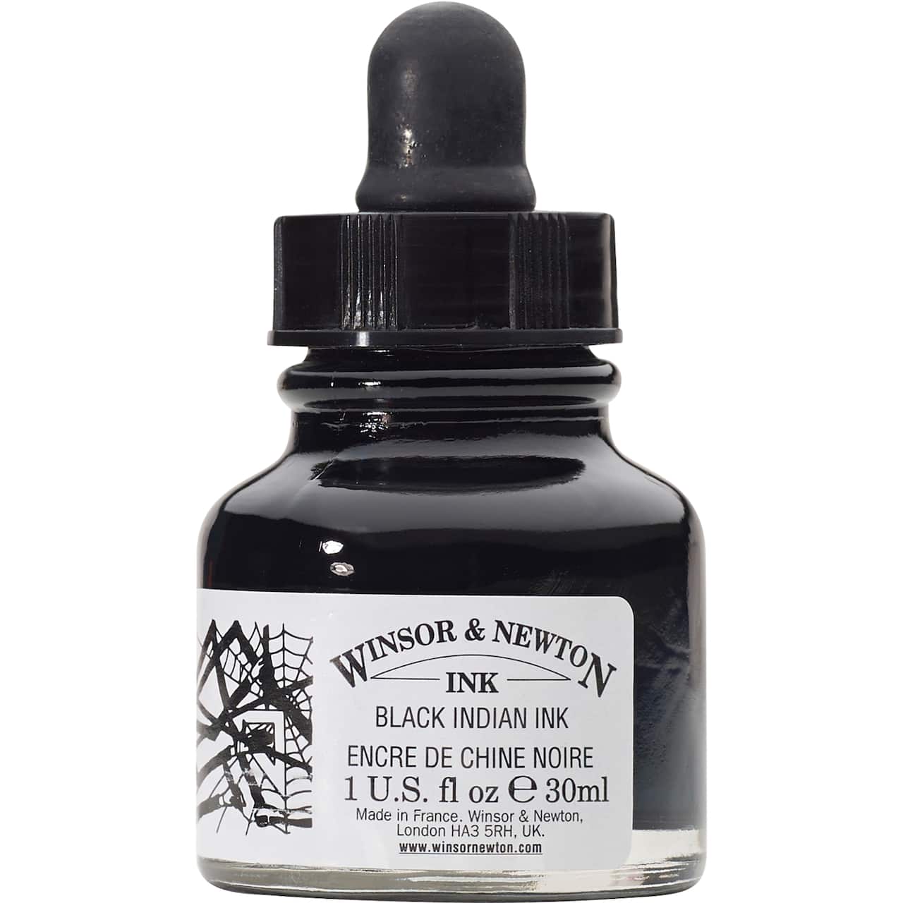 Winsor &#x26; Newton&#x2122; Draw Ink, Black Indian Ink